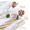 6 Strands 3 Style Glitter Hotfix Rhinestone DIY-BY0001-20-4