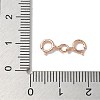 S925 Sterling Silver Double Spring Ring Clasps STER-R003-07RG-3