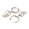 Non-Tarnish 304 Stainless Steel Hoop Earrings for Women EJEW-Z057-14P-04-2