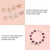 16Pcs 8 Style  Rack Plating Brass Micro Pave Cubic Zirconia Charms ZIRC-FH0001-17-3