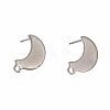 Non-Tarnish 304 Stainless Steel Stud Earring Findings STAS-I176-10P-1