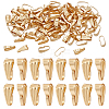 150Pcs 304 Stainless Steel Snap on Bails STAS-ME0002-39-1