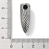 304 Stainless Steel Pendants STAS-Z098-08AS-3