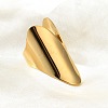 304 Stainless Steel Open Cuff Ring X-RJEW-Q775-01G-3
