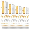 Iron Slide On End Clasp Tubes FIND-PJ0001-01-2