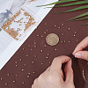 200Pcs Textured Brass Beads KK-UN0005-80G-4