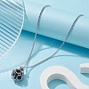 304 Stainless Steel Macrame Pouch Empty Stone Holder for Pendant Necklaces Making NJEW-JN04416-6