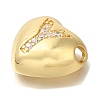 Rack Plating Brass Micro Pave Cubic Zirconia Pendants KK-I722-04G-Y-2