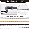 5M Braided Round PU Leather Jewelry Cord OCOR-GF0004-96A-01-2