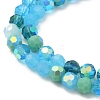 Electroplate Glass Beads Strands EGLA-P048-A01-3