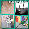 4Pcs Alloy & Natural Mixed Stone Pendants PALLOY-HY00094-5