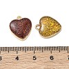 Alloy Enamel Pendants FIND-A065-01G-3