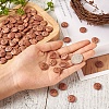 240Pcs 12 Style Laser Cut Wood Connector Charms WOOD-CD0001-34-5