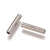 Tarnish Resistant 304 Stainless Steel Tube Beads STAS-L216-23F-P-2