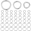 Beebeecraft 60Pcs 3 Styles 925 Sterling Silver Open Jump Rings STER-BBC0006-20-1