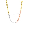SHEGRACE 925 Sterling Silver Bar Link Chain Necklace for Women JN716B-1