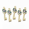 Alloy Pendant Rhinestone Settings LS-X-PALLOY-T075-39-NR-1