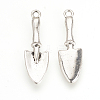 Tibetan Style Alloy Pendants X-TIBEP-Q064-176AS-NR-1