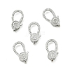 SHEGRACE Bras Micro Pave Clear Cubic Zirconia Lobster Claw Clasps XGRQ5F098-796P-1