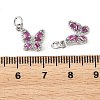 SHEGRACE Brass Micro Pave Cubic Zirconia Charms XGRQ5K537-628P-F-3