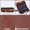 Rectangle Leather Credit Card Wallets for Women Men AJEW-WH20001-31A-6