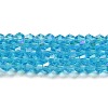 Transparent Electroplate Glass Beads Strands EGLA-A039-T3mm-L19-1