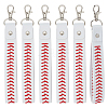 12Pcs Imitation Leather Pendant Decorations KEYC-DR0001-19B-1