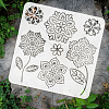 PET Hollow Out Drawing Painting Stencils DIY-WH0391-0811-3