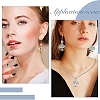 16Pcs 16 Styles Alloy Gems Tree of Life European Dangle Charms PALLOY-YW00085-6