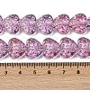 Transparent Glass Beads Strands GLAA-H038-01D-3
