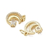 Brass Micro Pave Cubic Zirconia Charms KK-L243-26G-2