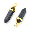 Synthetic Blue Goldstone Double Terminated Pointed Pendants G-G902-C12-4