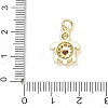 Brass with Rhinestone Pendants RB-CBA6830-18G-05-3