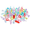 Plastic Miniature Mini Dollhouse Beverage Bottle Wine DIY-WH0430-132-1