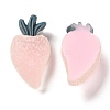 Frosted Resin Cabochons CRES-J046-02G-2