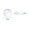 Transparent Glass Cabochons GGLA-CD0001-01-7