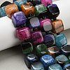Natural Agate Beads Strands G-F820-O01-01I-1