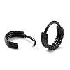 Twisted Ring Hoop Earrings for Girl Women STAS-K233-05EB-1