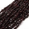 Natural Garnet Beads Strands G-P406-55-1