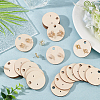 Wood Earring Display Card with Hanging Hole DIY-WH0320-20H-5