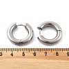 201 Stainless Steel Hoop Earrings EJEW-P304-13C-P-5