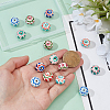 18Pcs 6 Colors Handmade Porcelain Beads PORC-PA0001-31-3