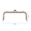 Iron Purse Frame Handle for Bag Sewing Craft Tailor Sewer FIND-PH0015-17AB-2