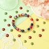 40Pcs 4 Styles Alloy Enamel Beads Caps ENAM-YW0003-97-6