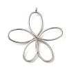 Non-Tarnish 304 Stainless Steel Pendants STAS-C085-02P-2