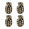 4Pcs Brass Beads KK-FG0001-34-1