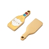 304 Stainless Steel Enamel Pendants STAS-G360-04G-01-2