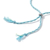 5Pcs Fish Handmade Porcelain Beads Slider Bracelets for Women BJEW-JB13174-5