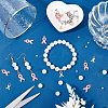  DIY Natural Rose Quartz Bracelet Making Kit DIY-NB0006-31-2