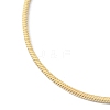 Ion Plating(IP) 304 Stainless Steel Flat Snake Chain Bracelets for Men Women BJEW-M293-06G-2